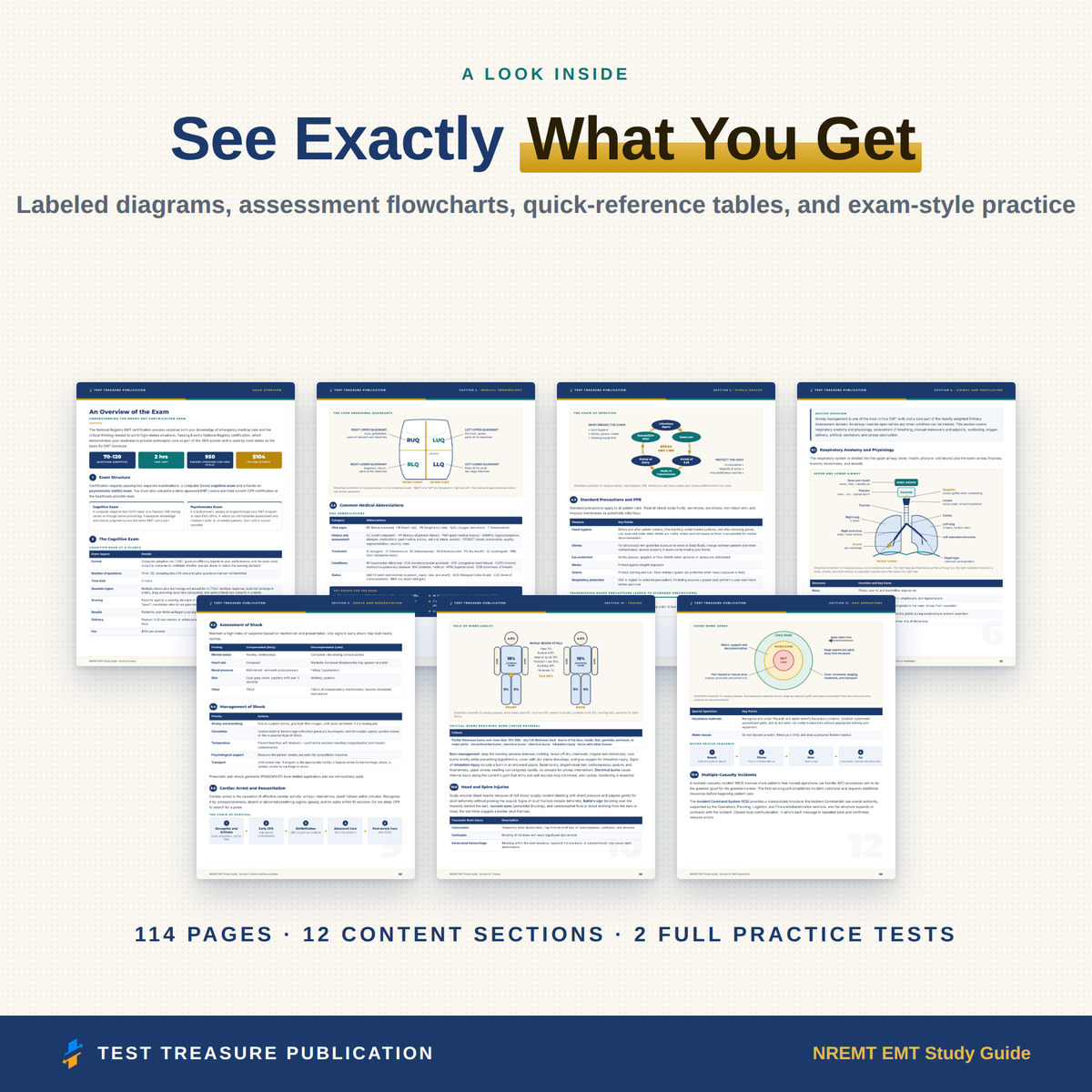 EMT Study Guide for the National Registry EMT Exam 2026–2027 — Redesigned Illustrated Edition | 200 Practice Questions