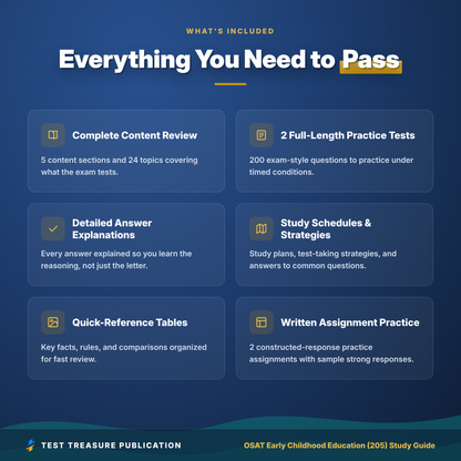 OSAT Early Childhood Education (205) Study Guide 2026–2027 | Oklahoma Teacher Certification Exam Prep + Practice Tests