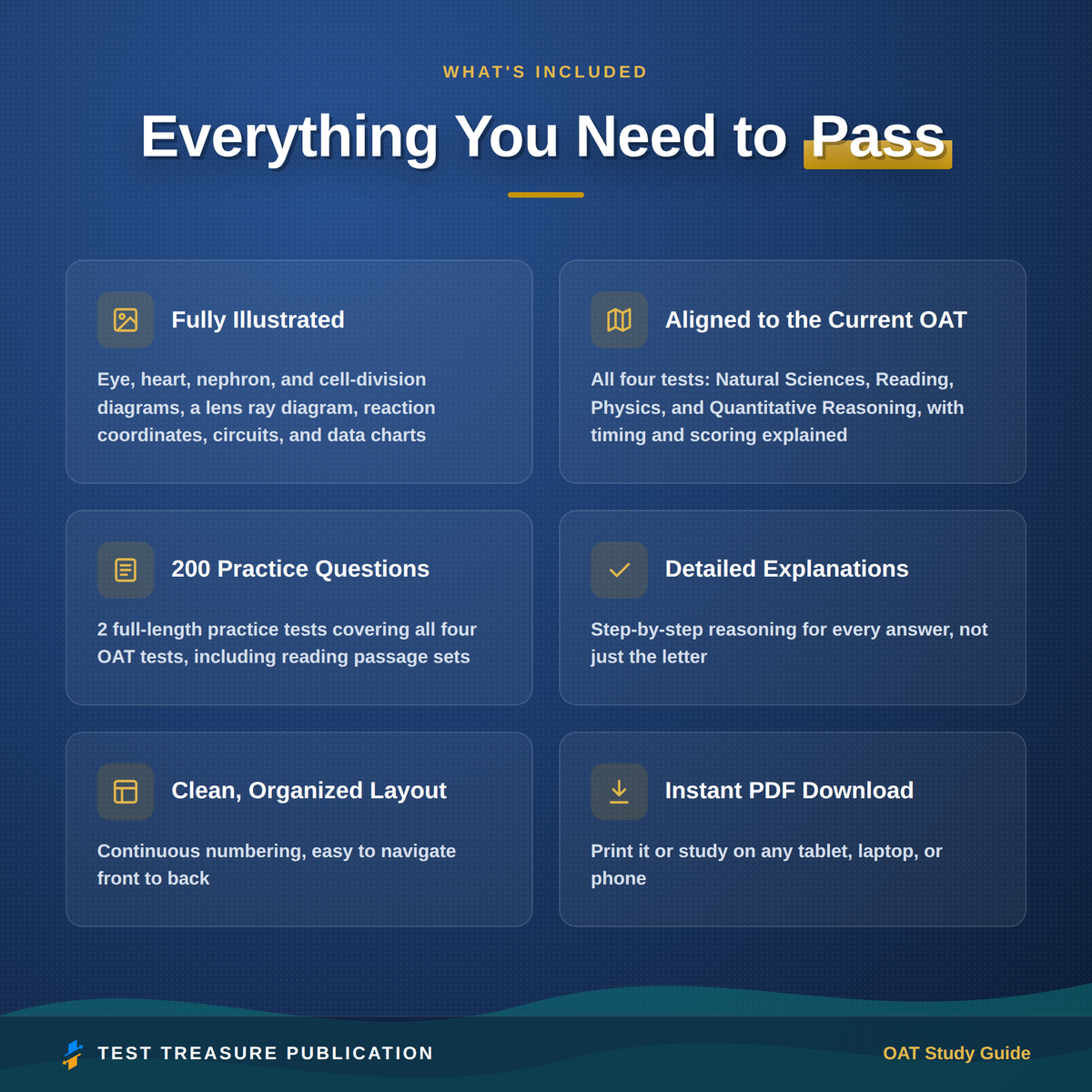 OAT Study Guide 2026–2027 — Redesigned Illustrated Edition | 200 Practice Questions