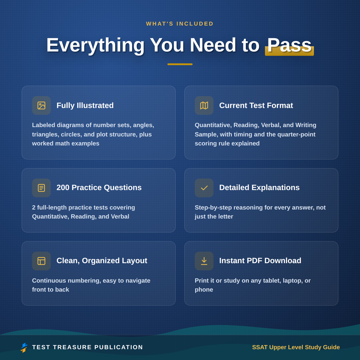 SSAT Upper Level Study Guide 2026–2027 — Redesigned Illustrated Edition | 200 Practice Questions
