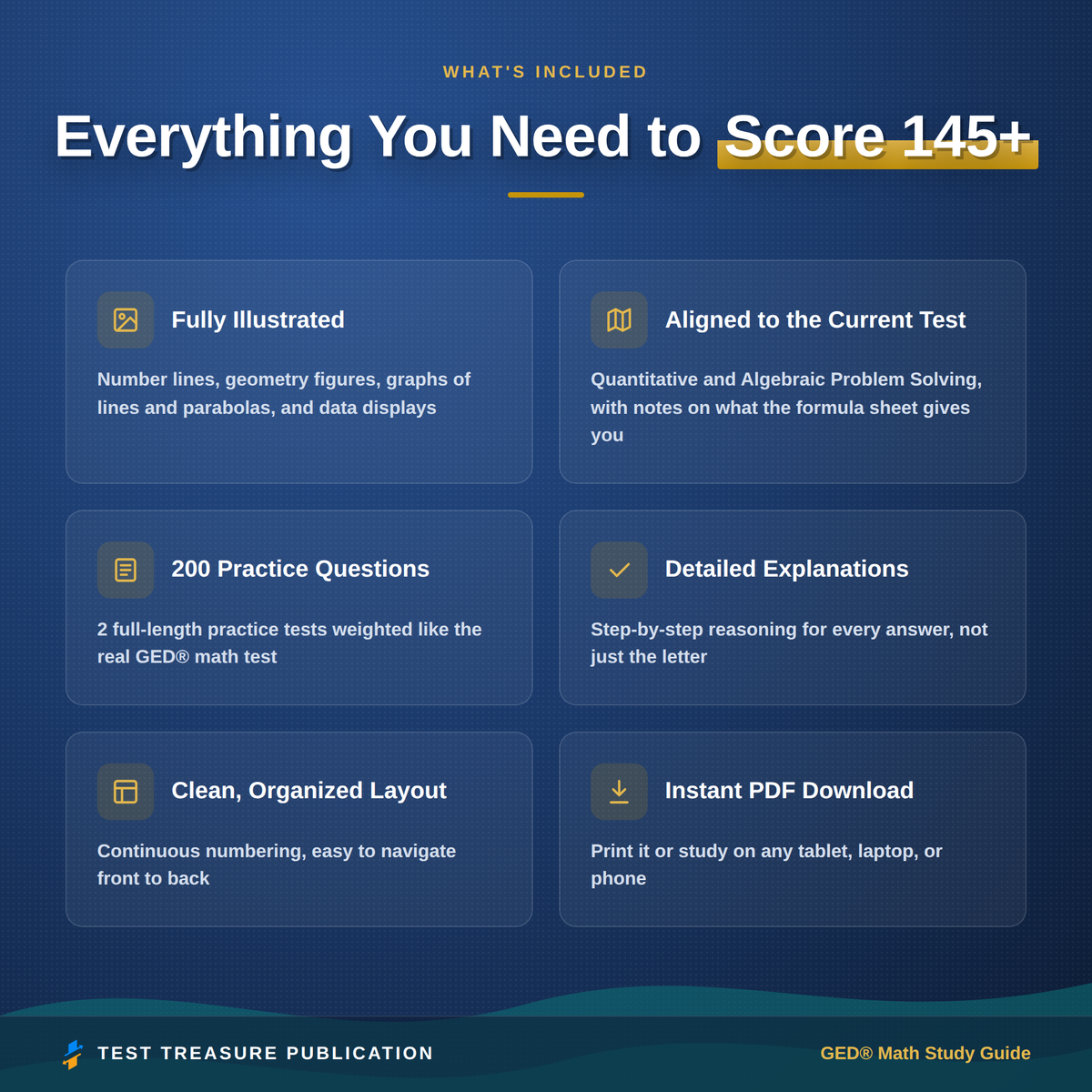 GED Math Study Guide 2026–2027 — Redesigned Illustrated Edition | 200 Practice Questions