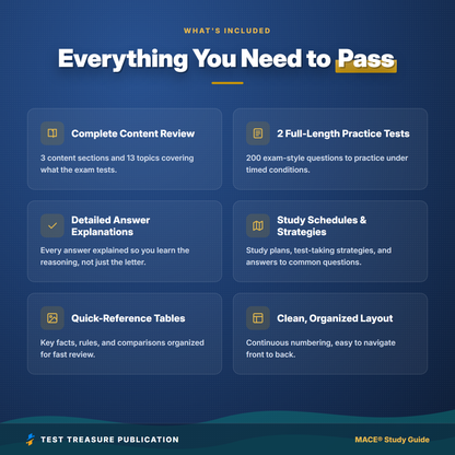 MACE Study Guide 2026-2027 | Medication Aide Certification Exam Prep, 200 Practice Questions, Med Aide CMA Test Review PDF