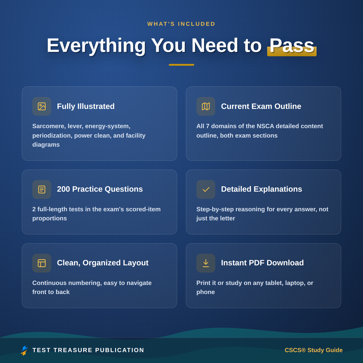 CSCS Study Guide 2026–2027 — Redesigned Illustrated Edition | 200 Practice Questions