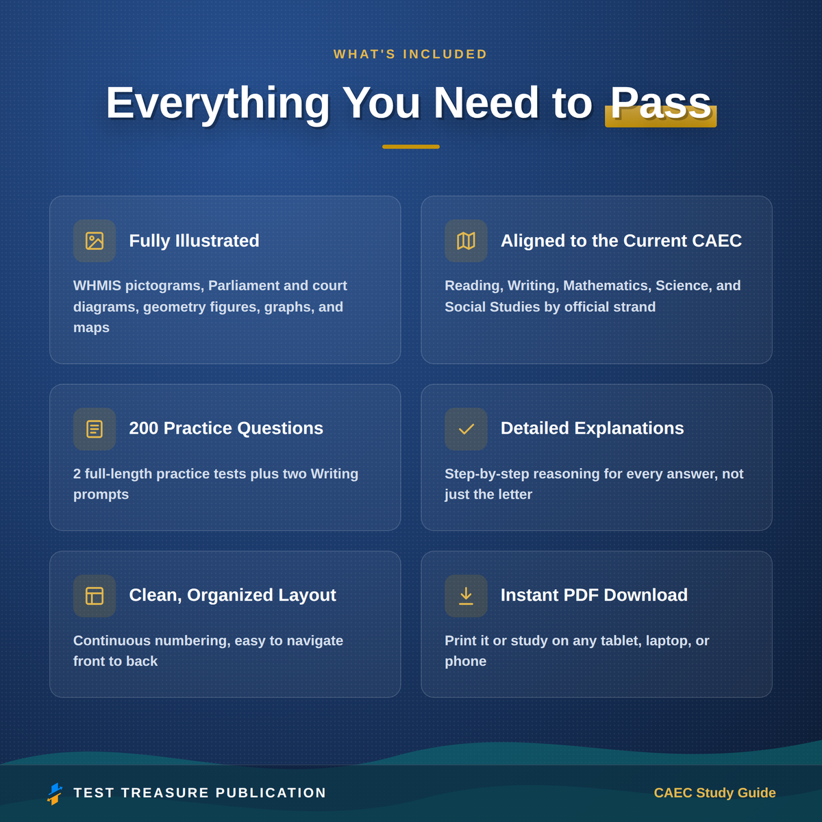 CAEC Study Guide 2026–2027 — Redesigned Illustrated Edition | 200 Practice Questions