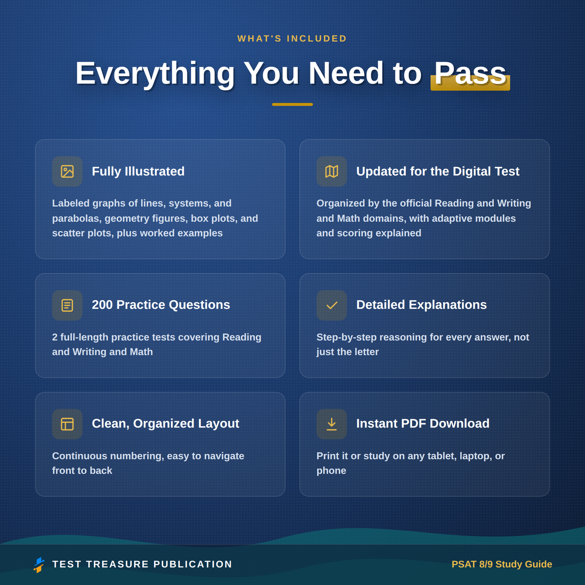 PSAT 8/9 Study Guide 2026–2027 — Redesigned Illustrated Edition | 200 Practice Questions
