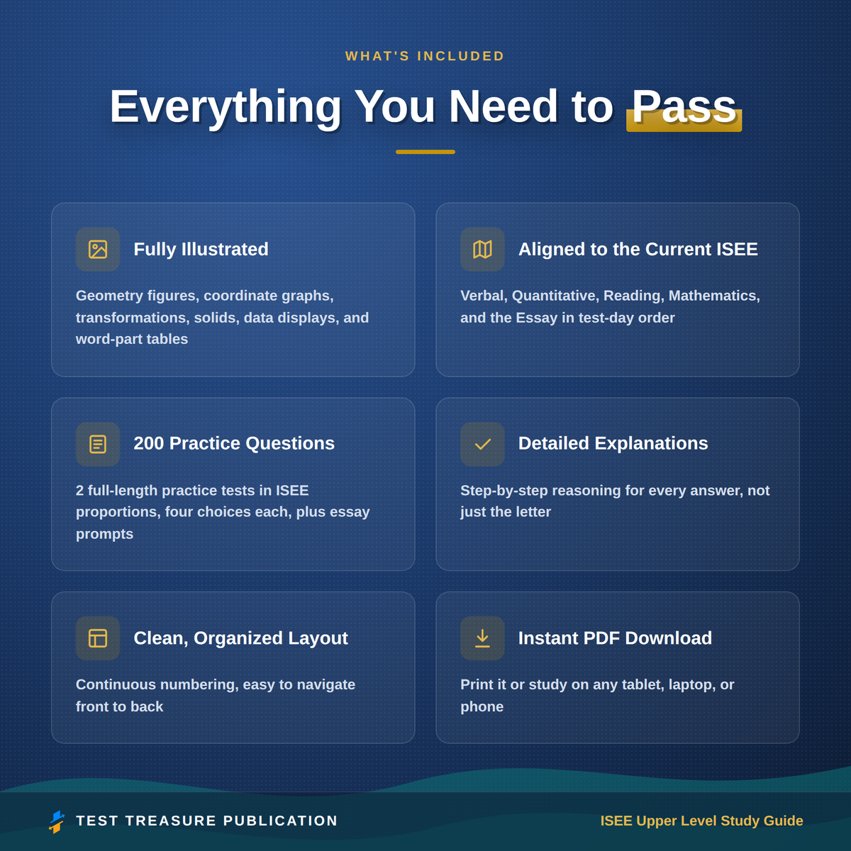 ISEE Upper Level Study Guide 2026–2027 — Redesigned Illustrated Edition | 200 Practice Questions
