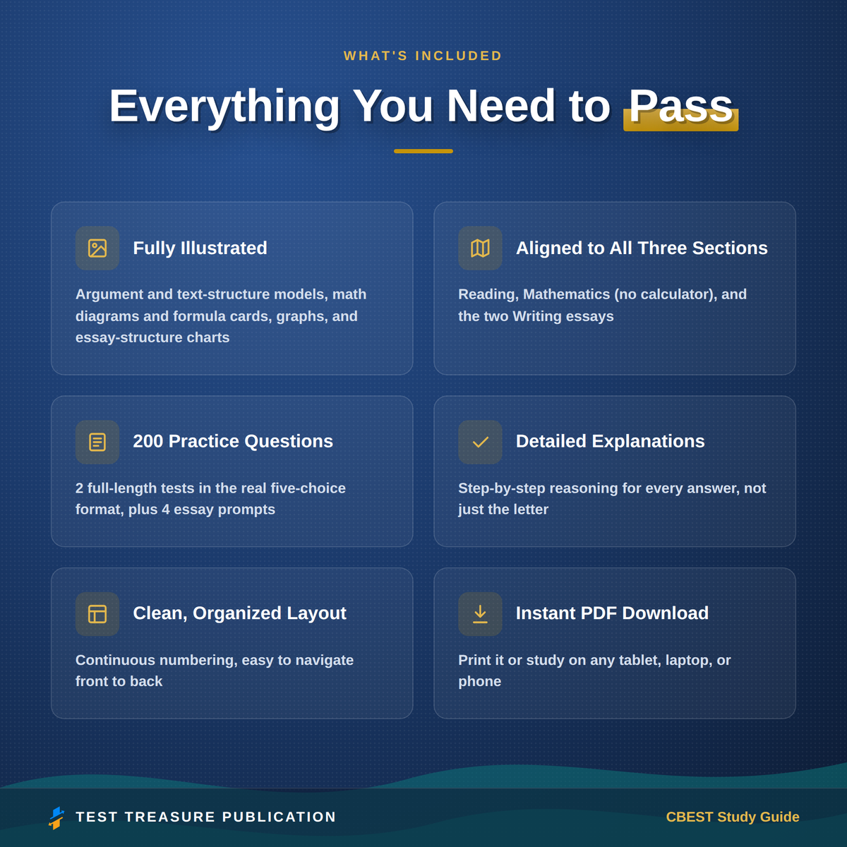 CBEST Study Guide 2026–2027 — Redesigned Illustrated Edition | 200 Practice Questions
