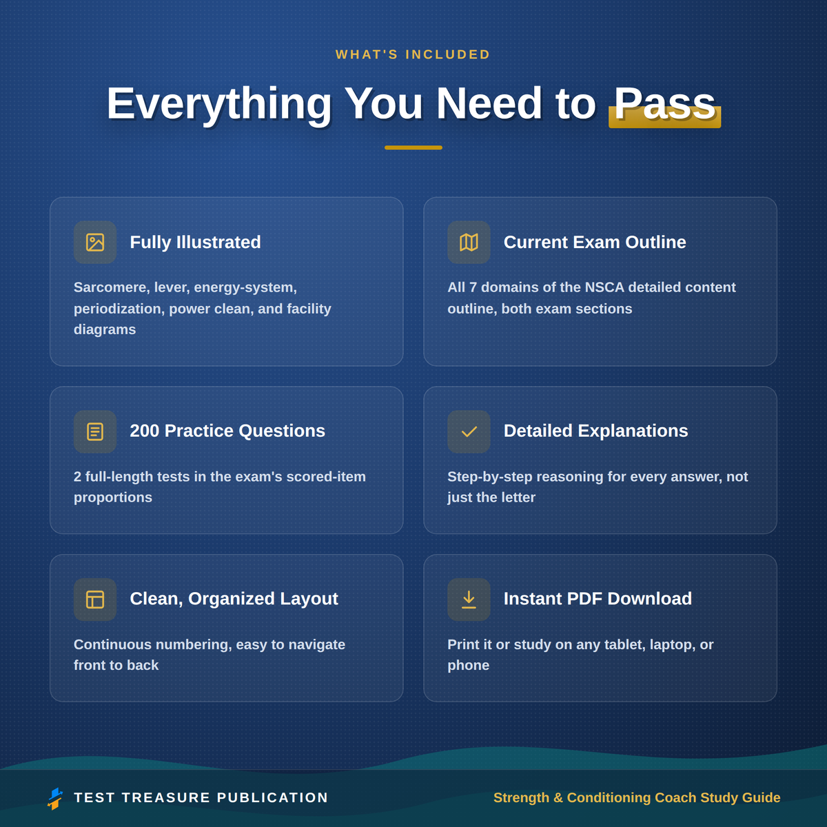 Strength and Conditioning Coach Study Guide 2026-2027 for the CSCS Exam, NSCA Certification Prep, Practice Tests, Printable PDF