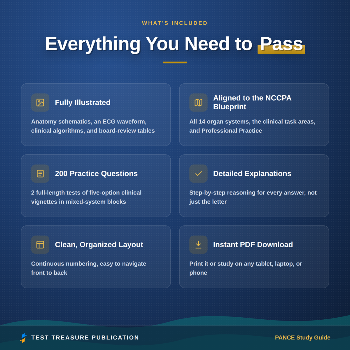 PANCE Study Guide 2026–2027 — Redesigned Illustrated Edition | 200 Practice Questions