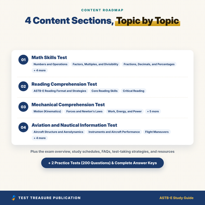 ASTB-E Study Guide 2026–2027 | Aviation Selection Test Battery Prep | Navy & Marine Corps Pilot Test with Practice Questions