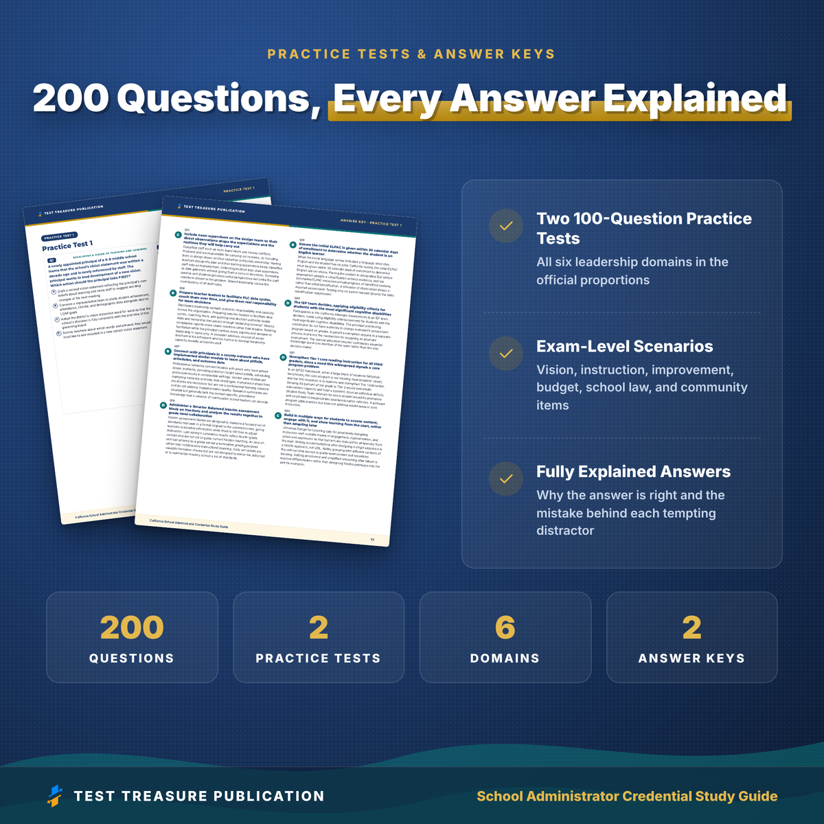 California School Administrator Credential Study Guide 2026-2027 for the CPACE Content Exam, 200 Practice Questions, Principal PDF