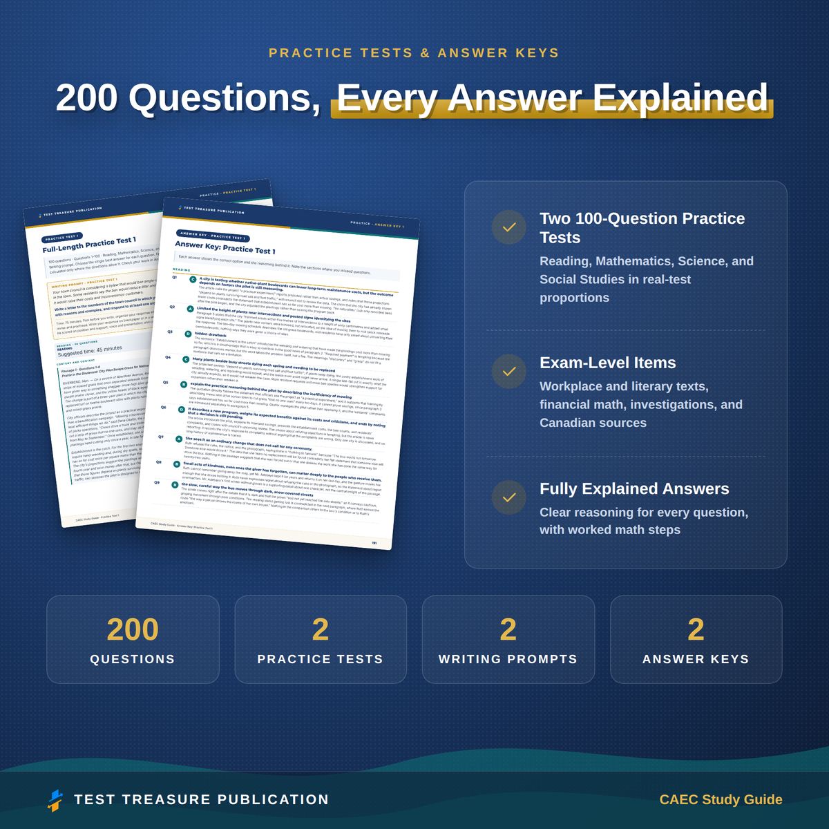 CAEC Study Guide 2026–2027 — Redesigned Illustrated Edition | 200 Practice Questions