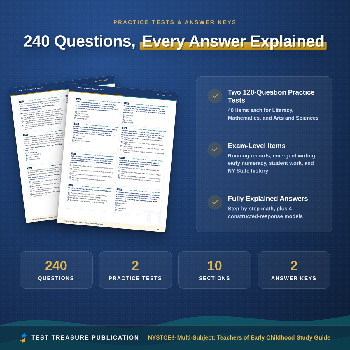 NYSTCE Early Childhood 211/246/245 Study Guide 2026–2027 | 240 Practice Questions
