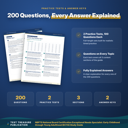 NBPTS Exceptional Needs Specialist Study Guide 2026–2027 | National Board Certification ECYA Component 1 Prep + 200 Practice Questions
