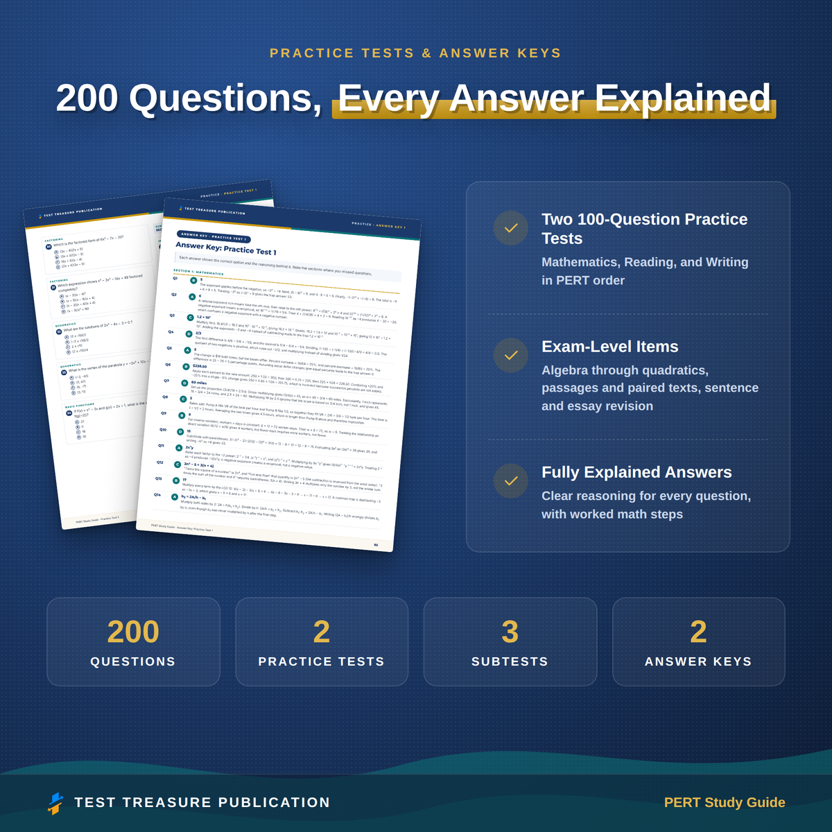 PERT Study Guide 2026–2027 — Redesigned Illustrated Edition | 200 Practice Questions