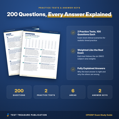 CPHON Exam Study Guide 2026-2027 | Pediatric Hematology Oncology Nurse Certification Prep | 200 Practice Questions