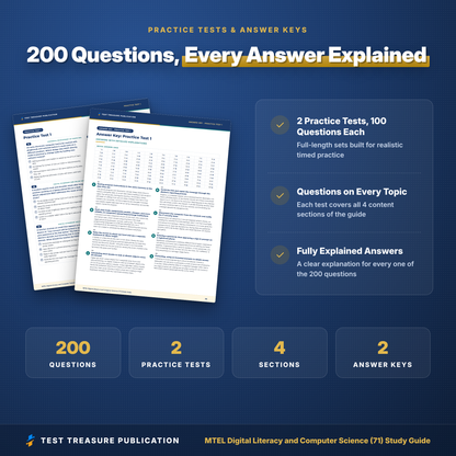 MTEL Digital Literacy and Computer Science (71) Study Guide 2026–2027 | Massachusetts Teacher Certification Exam Prep