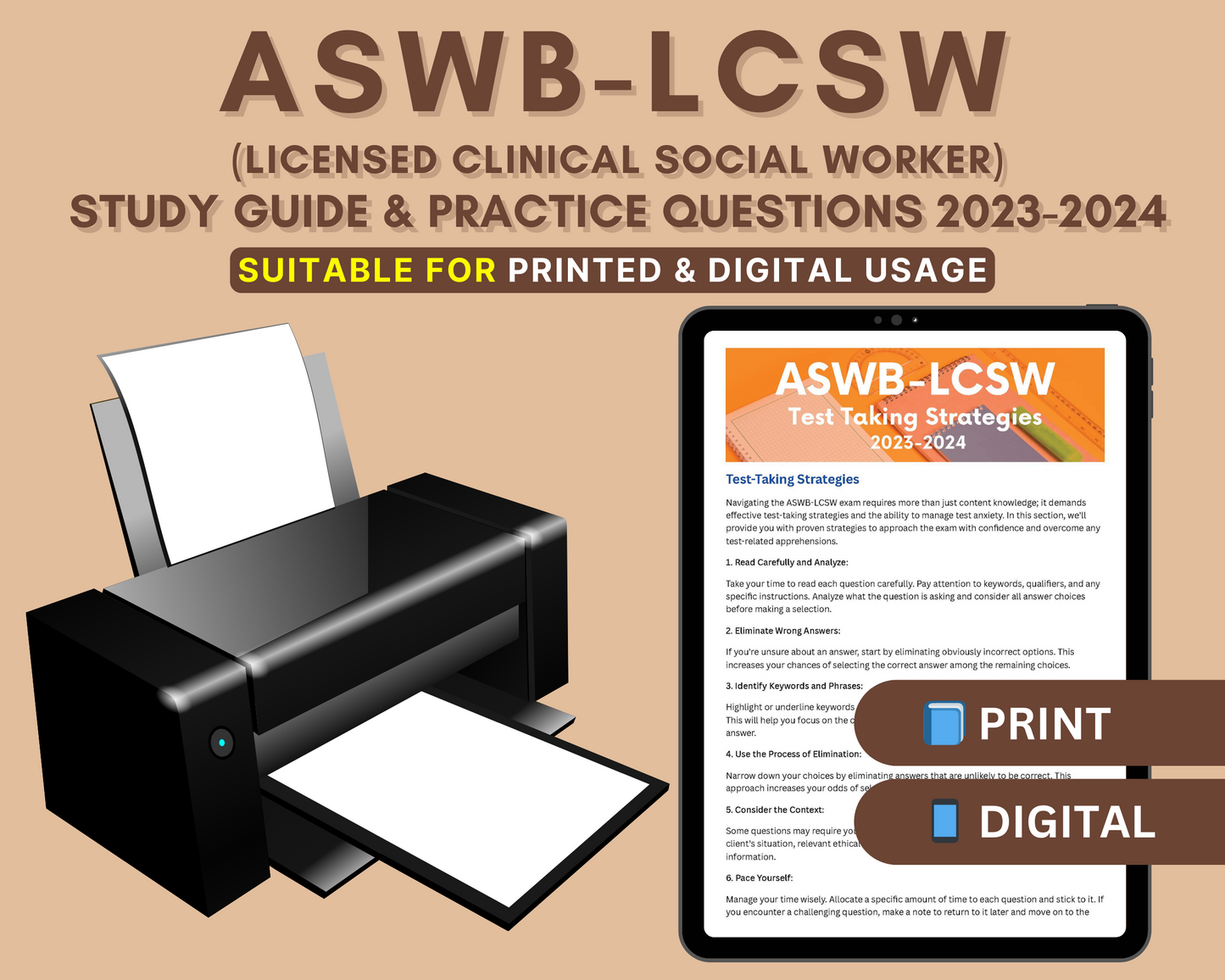 LCSW Clinical Exam Study Guide 2023-2024: In-Depth Review, Practice Tests & Strategies for Licensed Clinical Social Worker - ASWB LCSW Exam