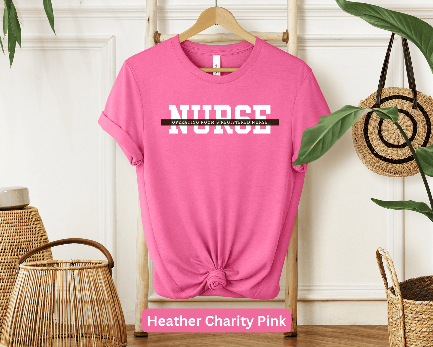 Operating Room & Registered Nurse T-Shirt: OR RN Nurse Tee, Surgical Care Top, Medical Professional Apparel, Healthcare Hero Gift