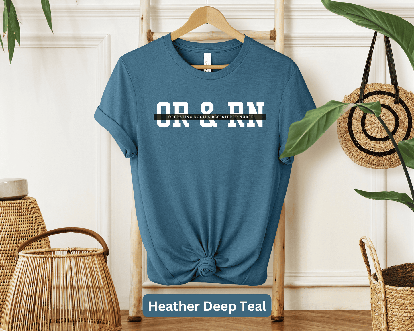 OR & RN T-Shirt: Operating Room and Registered Nurse Tee, Surgical Care Top, Medical Professional Apparel, Healthcare Hero Gift