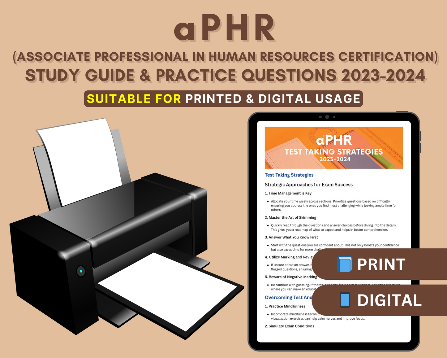 aPHR Study Guide 2023-2024: In-Depth Content Review, Practice Tests & Exam Strategies for HR Exam Prep