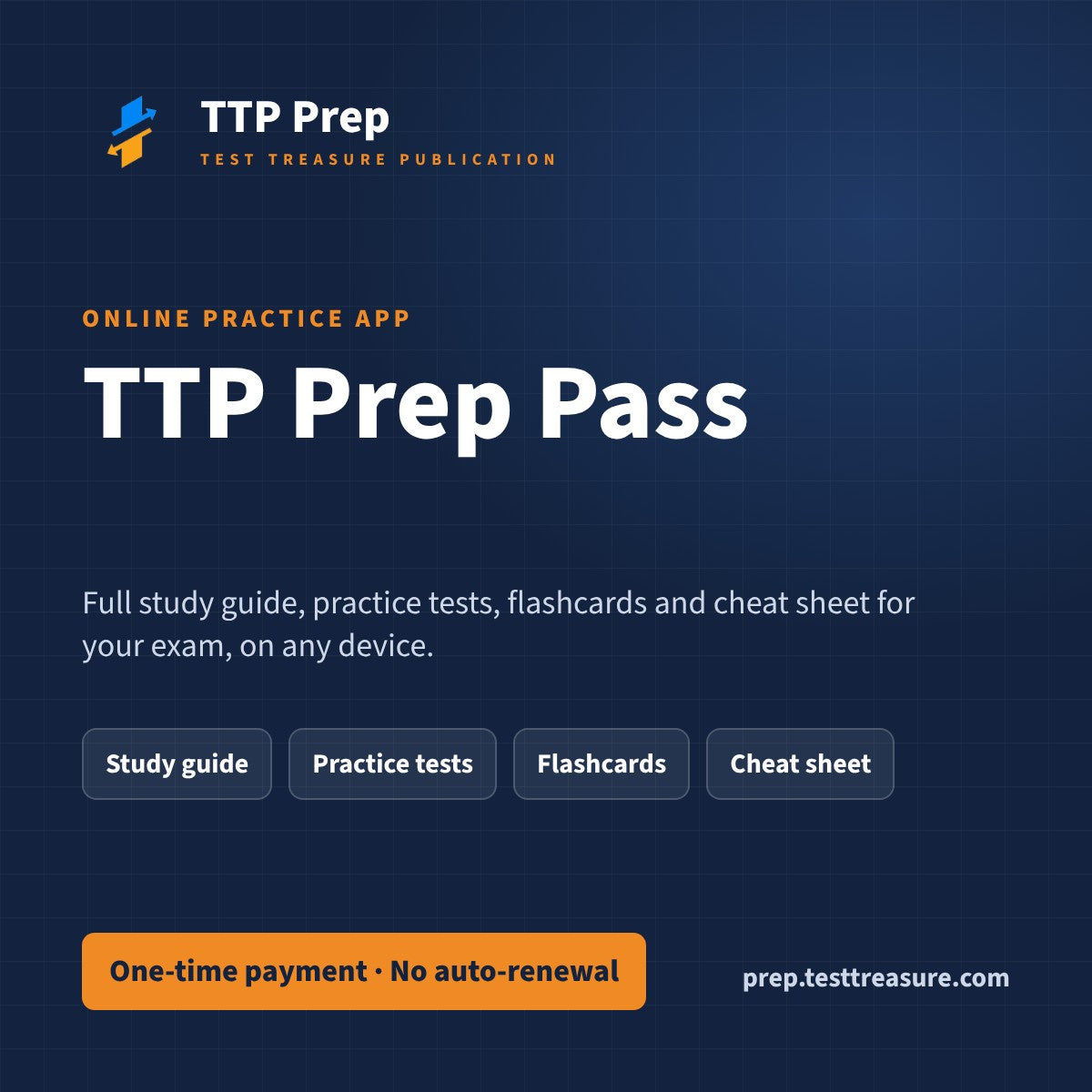 TTP Prep Pass - online practice app access
